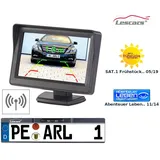 Lescars Kennzeichen Funk-Rückfahr-Kamera