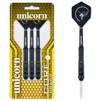 Unicorn Information System ‎Unicorn Core Black Brass 2 Steel Darts, 24 g