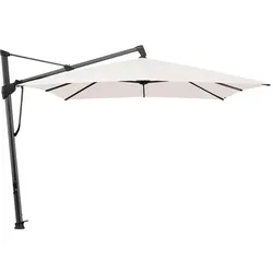 Glatz Ampelschirm Sombrano S+ 300 x cm Polyester Weiß