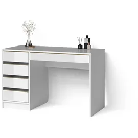 livinity Livinity® Schminktisch Imola, Weiß/Gold, ohne Spiegel