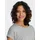 Only T-Shirt "ONLMOSTER – T-Shirt mit melierter Optik und elastischem Material", Damen, Gr.