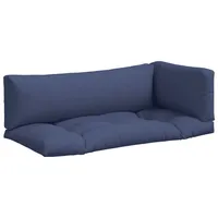 VidaXL Sitzauflage Palettenkissen 3 Stk. Marineblau Oxford-Gewebe, (3 St)