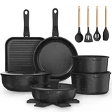 yashe Pfannen-Set 21-tlg. 20 cm + 24 cm + 28 cm