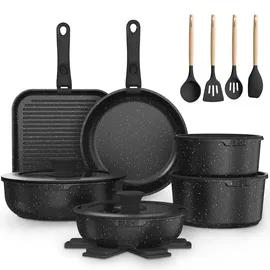 yashe Pfannen-Set 21-tlg. 20 cm + 24 cm + 28 cm