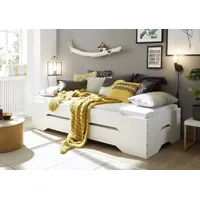 Begabino DOUBLE Stapelbett 2er Set Kinderbett 90x200 cm Weiß - Weiß