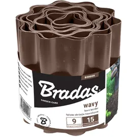 Bradas Beeteinfassung 900 x 15 cm 1 Stück Braun