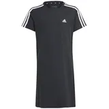 Adidas Mädchen Essentials 3-Stripes Dress Kleid, Black/White, 11-12 Years