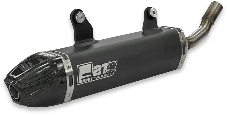Fresco Carby Gas Gas Ec 250/300 21-23/husqvarna 250/300 Te 20-23/ktm 250 Nicht Homologierter Schalldämpfer - Black - Not Homologated