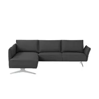 KOINOR Ecksofa  Vineto , schwarz , Maße (cm): B: 272 H: 83 T: 207.0