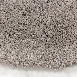 Ayyildiz Teppiche Fluffy 3500 Hochflorteppich Ø 120 cm beige