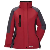Planam 3637052 Outdoor Shape Damen Jacke, Rot/Grau, Größe L