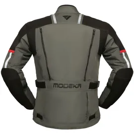Modeka Raegis Motorradjacke Grau/Schwarz 5XL