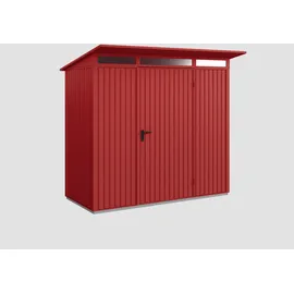 Hörmann Gerätehaus Trend-P 2,38 x 1,08 m Purpurrot