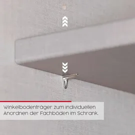 Rauch »Kleiderschrank Schrank Garderobe Wäscheschrank WAVE«, in 2 unterschiedlichen Tiefen, mit Soft-Close Funktion MADE IN GERMANY