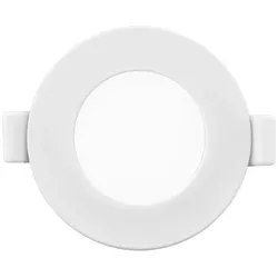 V-Tac 3w Mini Slim LED Panel Unterputz Lichtpanel Einbauleuchte Einbaulampe Deckenleuchte Deckenlampe Rund Ø 85mm kaltweiß