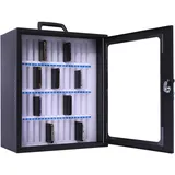 Pavo Smartphone-Schrank 44,5 x 37,6 x 20,5 cm Dunkelgrau