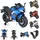 Moni Kinder Elektromotorrad Motocross blau (12 V)