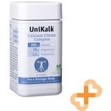 UNIKALK Calciumcitrat Komplex mit Vitamin D 90 Tabletten Nahrungsergänzungsmi...