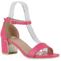 VAN HILL Klassische Sandaletten in Fuchsia