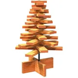 vidaXL Weihnachtsbaum Wachsbraun 60 cm