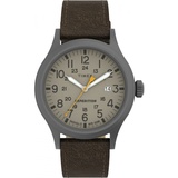 Timex Expedition Scout 40mm Herren-Armbanduhr mit Lederband TW4B23100