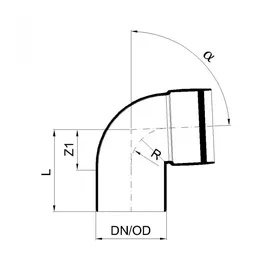 POLOPLAST POLO KAL XS DN 110/87Grad