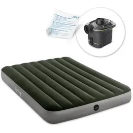 Intex Luftbett 191 x 137 x 25 cm mit Batteriepumpe 137x191x25