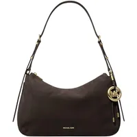 Michael Kors Nolita Medium Schultertasche Nubukleder Brown