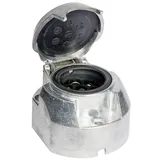 HP Autozubehör 28431 Anhänger-Steckdose [Steckdose 7polig - Stecker 7polig] Aluminium