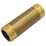 GENERAL FITTINGS Rohrdoppelnippel 1,25 Zoll x 120 mm Messing