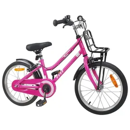 vidaXL Kinderfahrrad 18 Zoll rosa/schwarz