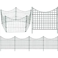 Teichzaun Steckzaun Gartenzaun Metall Zaunelemente zaun garten Gartenzaun Tiergehege Freigehege zaun für hunde