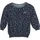 KangaROOS Langarmshirt "Viskoseshirt mit 3/4 Arm", Mädchen, Gr. 164/170, blau (marine), Jersey, Obermaterial: 95% Viskose, 5% Elasthan, gepunktet, weit hüftlang, Rundhals, mit Gummizug, Shirts Langarmshirt, weite Passform, gepunktetes Design, Rundhalsausschnitt