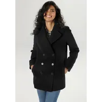 Aniston SELECTED Cabanjacke mit breitem Reverskragen Schwarz 36