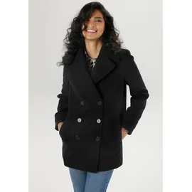 Aniston SELECTED Cabanjacke mit breitem Reverskragen Schwarz 36