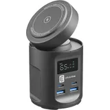 Cellular Line Cellularline MAG HUB Kabellose Ladestation mit 4 USB-Anschlüssen