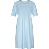 MEY Nachthemd mit Allover-Muster Modell Emelie Hellblau, 38