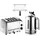 Dualit 4er Toaster Weiß