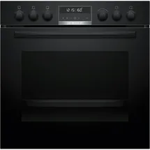 Bosch HND677LS67 (HEB578BB4 + NVQ645CB6E) Herdset mit Induktionskochfeld und Backwagen