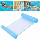 Aufblasbare Wasserhängematte, Liege-Schwimmbett-Sofa, aufblasbares Bett für Schwimmbad, 4-in-1-Boje, vielseitig einsetzbar, faltbare schwimmende