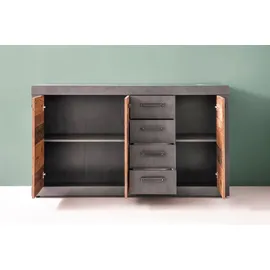 trendteam Indy 151 x 86 x 37 cm Grau/Braun