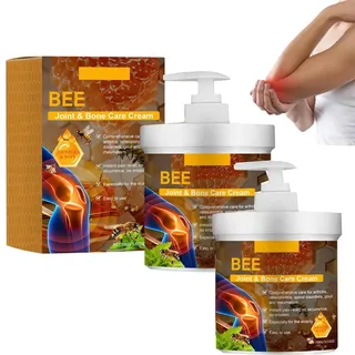 Bienengift Gelenkcreme,Bienengift Gelenk Knochenpflegecreme, Arthrose Beruhigende Linderung bei Gelenkschmerzen,Bienengiftsalbe für Rücken, Nacken, Knie (2)