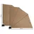 Quick Star Windschutz Sichtschutzfächer 115 x 115 cm Beige Polyester 2 St.