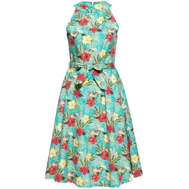 Queen Kerosin Swing Kleid Mint Midi L
