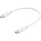 Sandberg USB-C 0,2 m Weiß