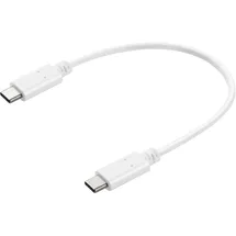 Sandberg USB-C 0,2 m Weiß