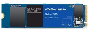 WesternDigital Festplatte WD Blue WDS250G2B0C, SN550, M.2 2280, intern, M.2 / NVMe, 250GB SSD