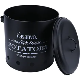 casativo Vorratsbehälter 3-teilig schwarz