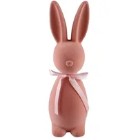 AM Design Dekofigur »Osterhase mit samtiger Flockstruktur«, Osterdeko, in