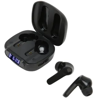 Sprachübersetzer Ohrhörer, 84 Sprachübersetzer, Kabelloses Bluetooth Übersetzergerät, Sofortiger Sprachübersetzer Kopfhörer mit APP (Schwarz)